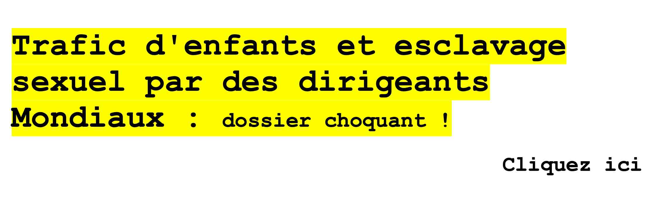 Rituels sataniques...
